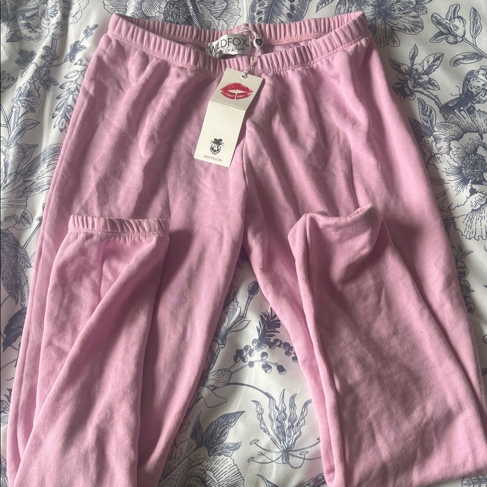 NWT Wildfox Blush Lounge Pants